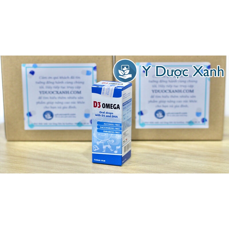 Mua  D3 OMEGA, 10ml, Bổ sung Vitamin D3, DHA cho bé - Y Dược Xanh