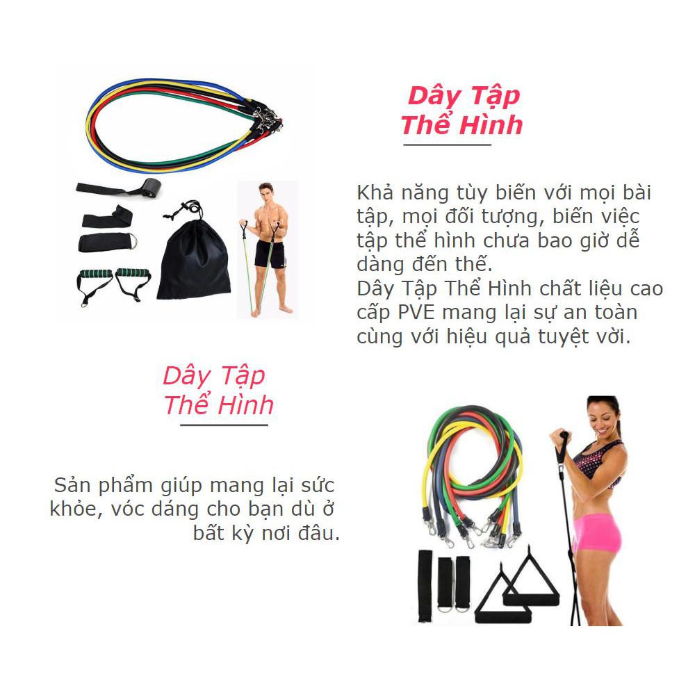 [Sale Sập Sàn] Dây Ngũ Sắc U-Powex  Fitness - AD