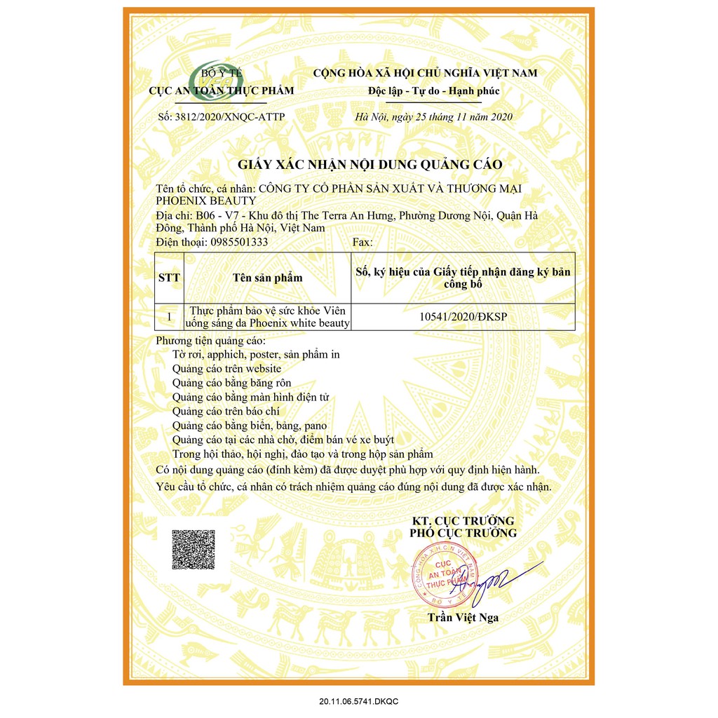 Viên Uống Giúp Sáng Da Trắng Da Làm Mờ Hết Nám Phoenix Beauty | BigBuy360 - bigbuy360.vn