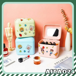 [Tặng Stikcer] Hộp đựng Son mini 15-20 Ô, Hộp lưu trữ tiện lợi