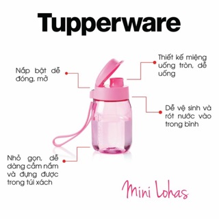 [Tupperware] Bình nước Mini Lohas