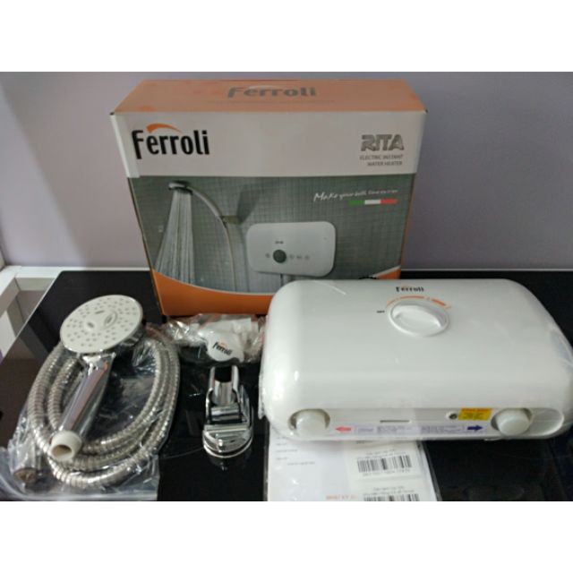 Bình nóng lạnh trực tiếp 4500W 💥 Ferroli RITA FS-4.5 TE 💥 Bảo Hành 5 năm