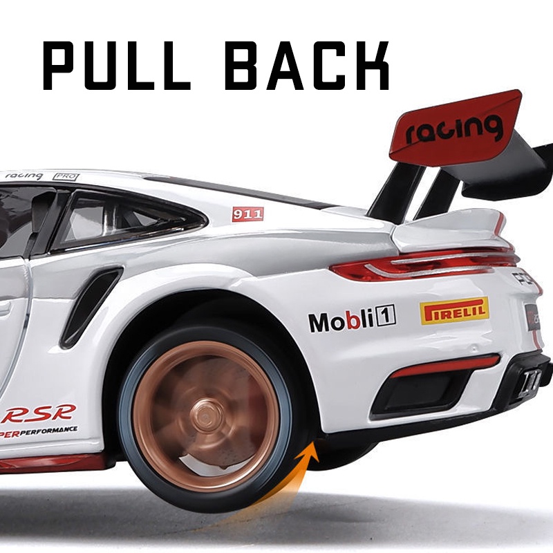 Mô Hình Xe Ô Tô Porsche 911 RSR GT3 Tỉ Lệ 1: 24