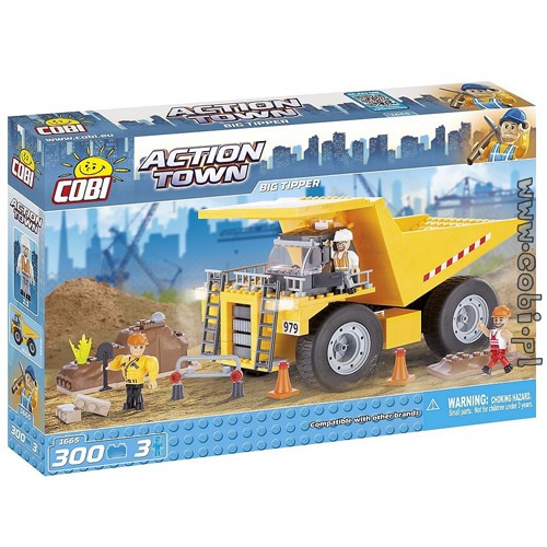 Bộ Xếp Hình Xe Ben Công Nghiệp COBI - 1665 Not Lego