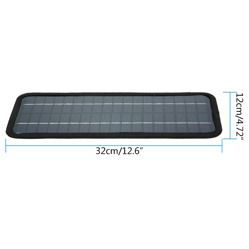 Tấm Pin Năng Lượng Mặt Trời 4.5W Cho Xe Hơi Xe Đạp Điện