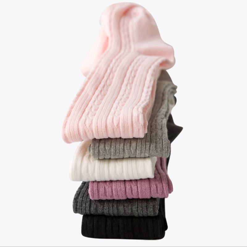 ❌3M-6Y❌QUẦN TẤT LEN TĂM CÓ BÀN CHO BÉ