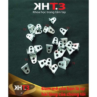 Tấm sắt phẳng cố định vị trí loại L lỗ tròn to và nhỏ dùng lắp ráp mô hình, giá gắn trục xe ô tô