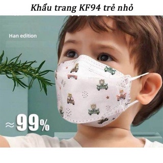 TÚI 10 CHIẾC KHẨU TRANG TRẺ EM KP94 ÔM SÁT MẶT