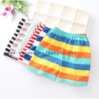 QUẦN CHỤC ĐÙI COTTON KẺ CHO BÉ