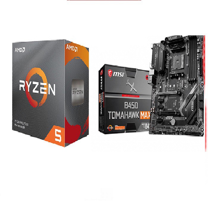 Combo Ryzen 5 3600 Box + MSI B450 Tomahawk Max | BigBuy360 - bigbuy360.vn