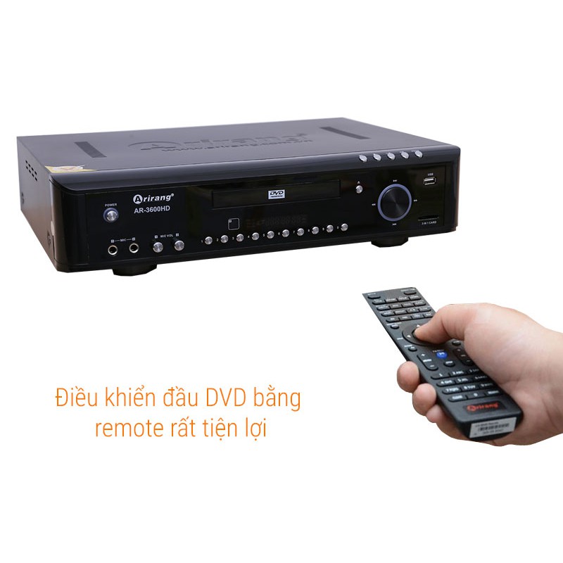 Đầu Karaoke Arirang AR-3600HD (Đen)