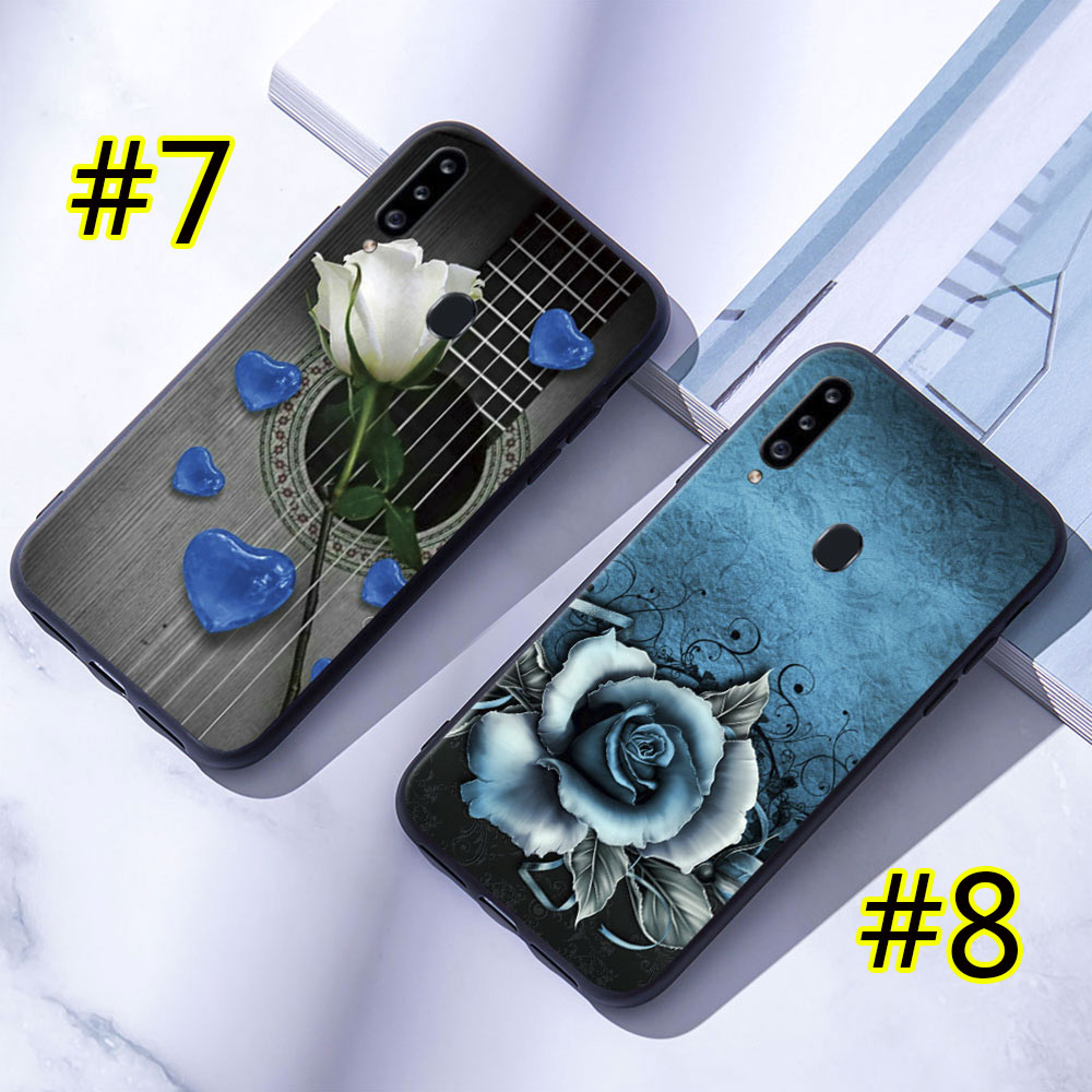 Ốp lưng Mềm Họa Tiết Hoa Hồng Cho Samsung Galaxy A10 A20 A30 A50 A10S A20S A30S A50S
