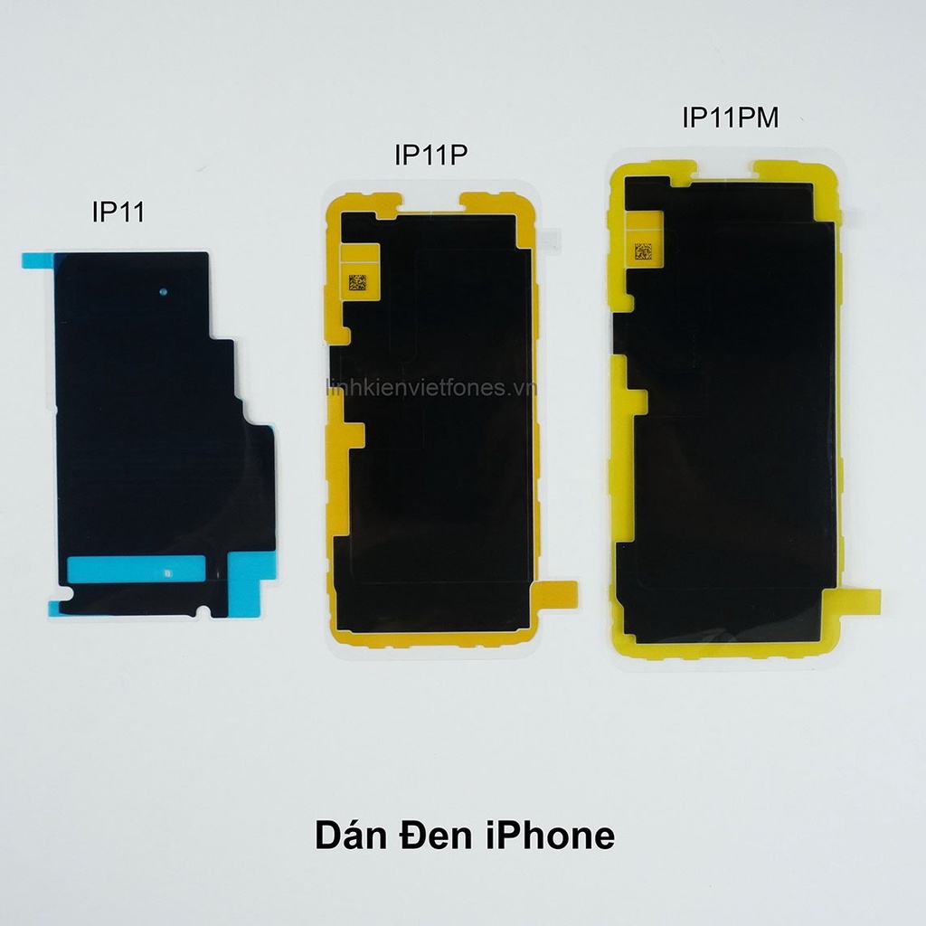 Dán đen màn hình iPhone X đến 12 Pro Max