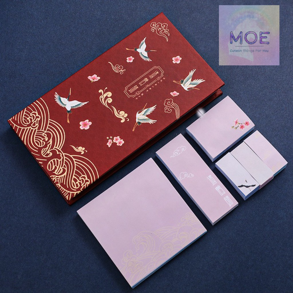 [CÓ SẴN] Set Giấy Note Nhiều Mẫu Dễ Thương, Giấy Note Cổ Trang, Galaxy Các Loại