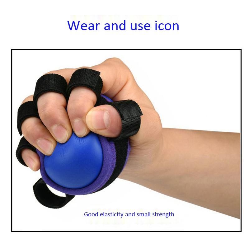 Hand Grip PU Ball Finger Practice Hemiplegia Exercise Muscle Power Rubber Rehabilitation Training Gripper