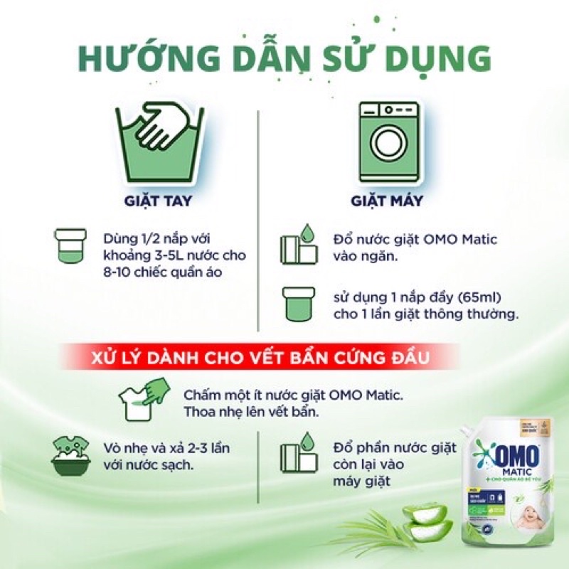 Nước Giặt Omo Matic 3.9kg / 3.6kg