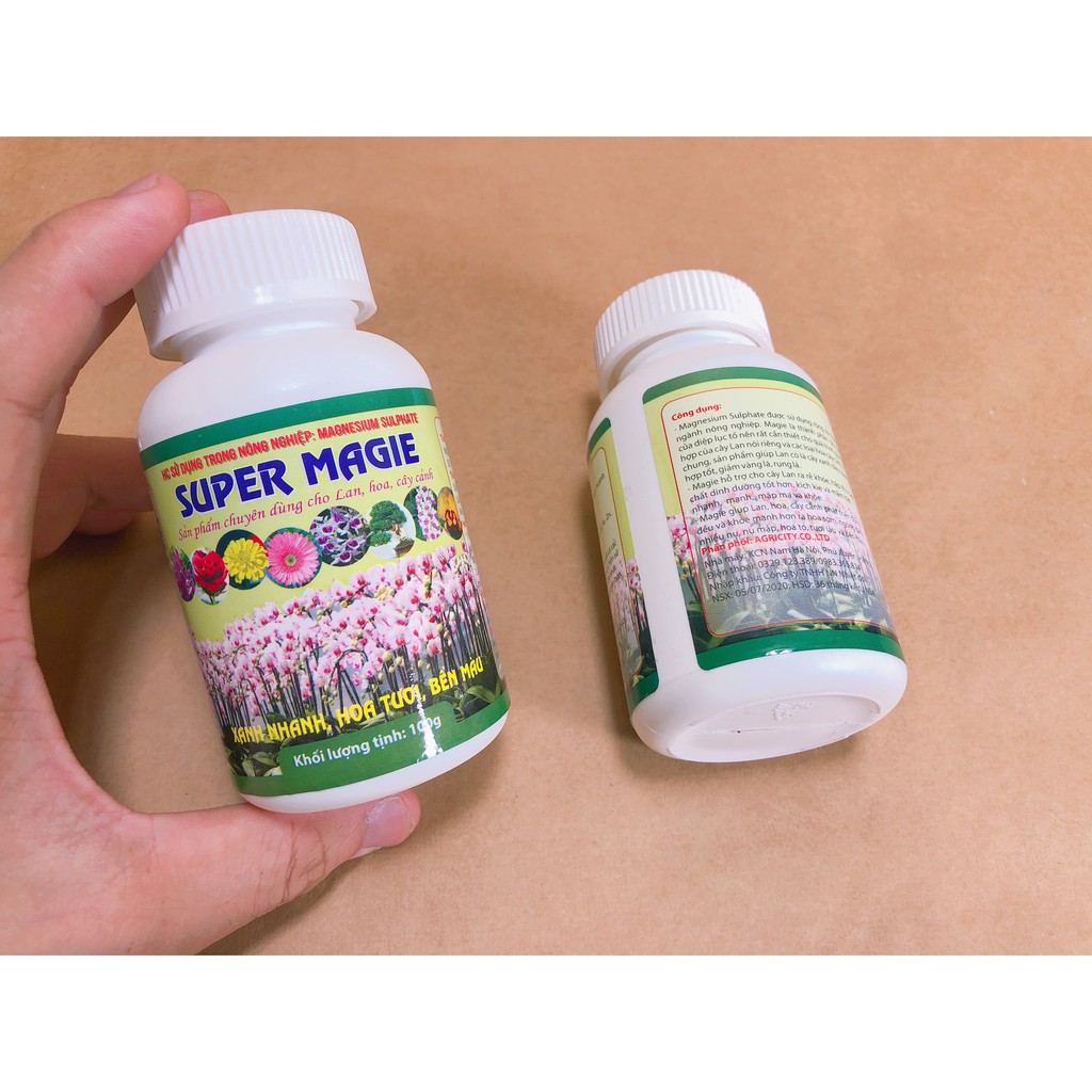 Phân bón lá Super Magie xanh, bật ngọn, phát triển nhanh dành cho cây cảnh, kiểng lá
