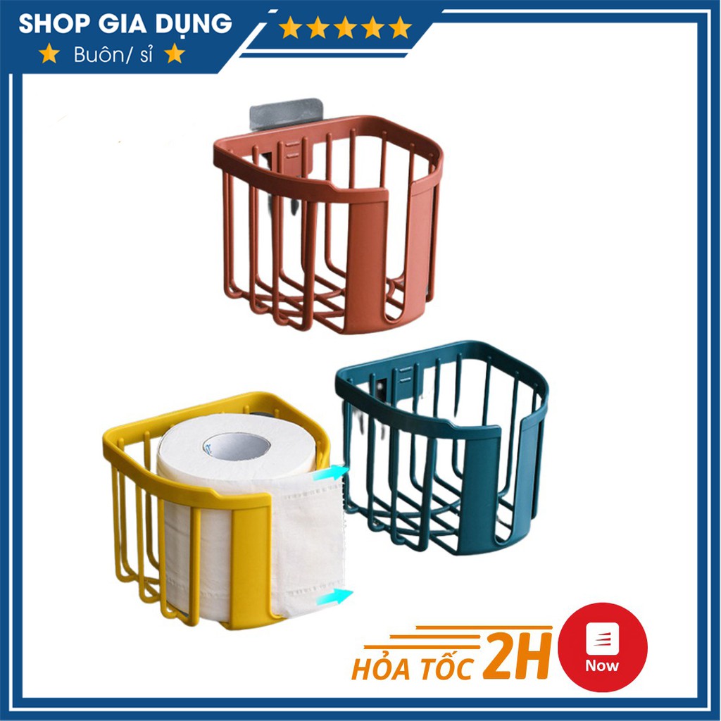 Giỏ Đựng Giấy Vệ Sinh Treo Tường - Hộp Nhựa Đựng Khăn, Giấy Vệ Sinh Phòng Tắm, Phòng Bếp