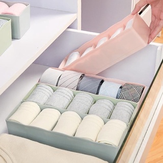 Hộp Chia Ngăn Đựng Tất Vớ Khay Đựng Áo Lót Đồ Lót 5 Ngăn Bằng Nhựa Tiết Kiệm Không Gian (Chia Ngăn Tủ) 88102
