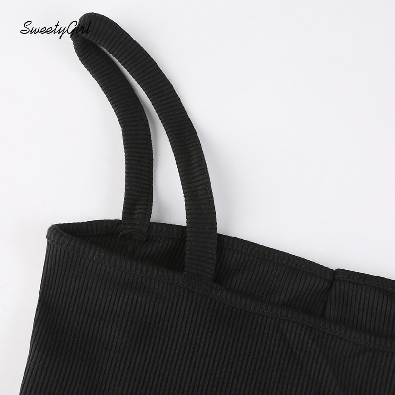 Áo Tank Top Hai Dây Cắt Thấp Màu Trơn Quyến Rũ Thời Trang 2022 Cho Nữ