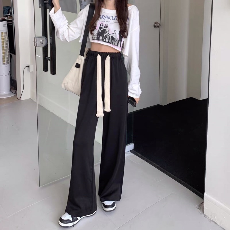 [ Ảnh thật ] Quần nỉ cluthes nhung tăm dáng xuông hàng QC chuẩn l1 | BigBuy360 - bigbuy360.vn