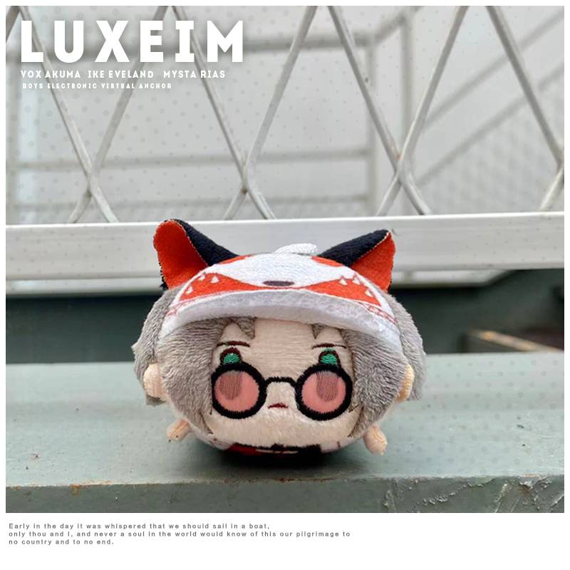 Ag Luxiem Móc Khóa Búp Bê Nhồi Bông Anime Mysta Ike NIJISANJI Vtuber