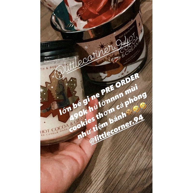 Nến thơm Bath and body works