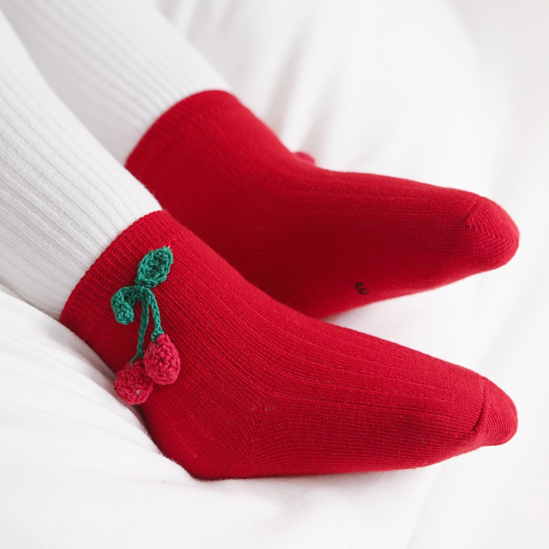 Vớ Cotton Cổ Cao In Họa Tiết Hoạt Hình 3D Dễ Thương Thời Trang Mùa Thu Cho Bé
