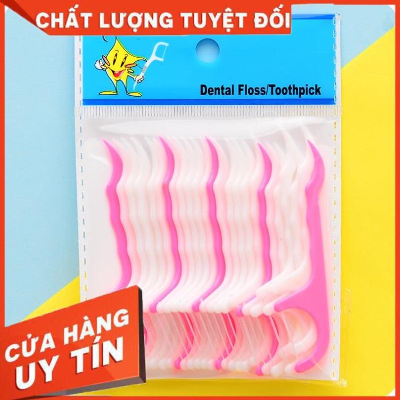 (Video Clip)  Set 25 Chỉ Nha Khoa Vệ Sinh Răng Miệng Dùng Một Lần An Toàn Tiện Dụng