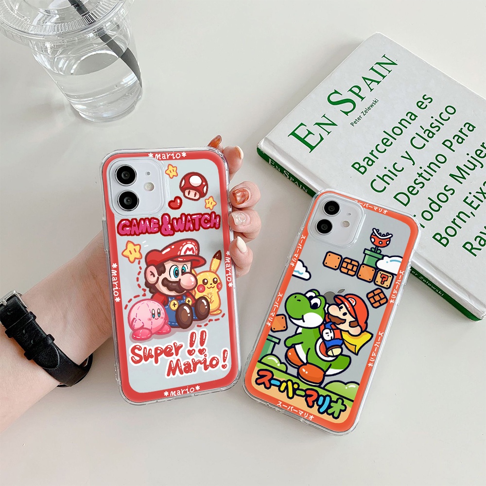 Ốp Điện Thoại Hình Super Mario Bros Cho Iphone 11 Pro Max 12 Pro Max 13 Pro Max Mini 6 7 8 6 7plus Se 2020 X Xs Xr 5 4