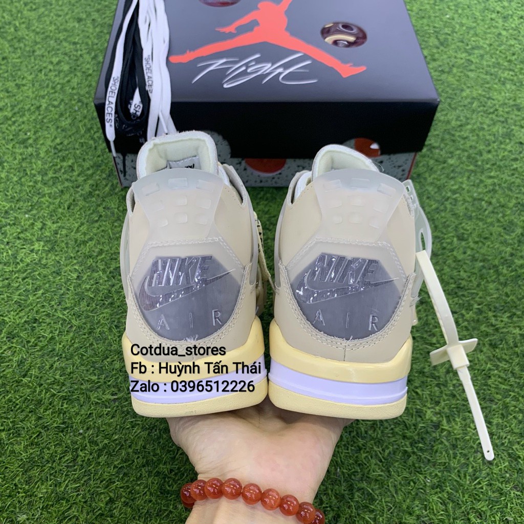 Giầy thể thao bóng rổ jordan ofwhite 4 chuẩn 1:1 chất lượng ( full phụ kiện + free ship ) | BigBuy360 - bigbuy360.vn