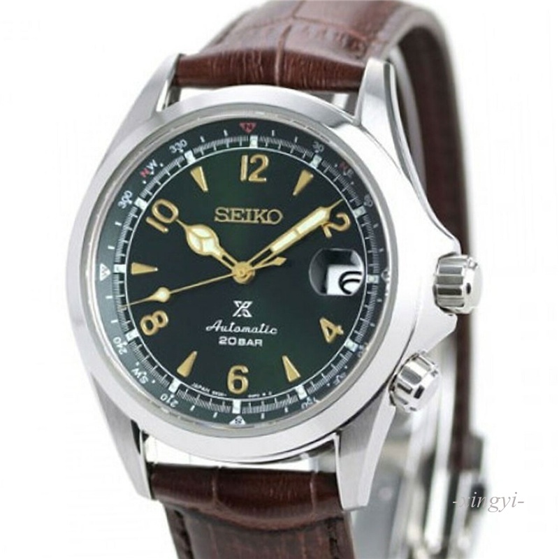 Đồng Hồ Đeo Tay Seiko Prospex Dây Da Cao Cấp Có Lịch Làm Quà Tặng Cho Nam