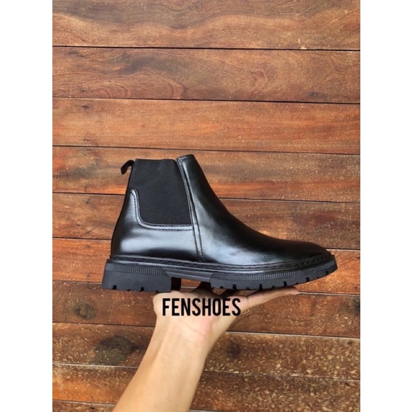 Giày boots bam Chelsea Boots Classic đế khâu FS01