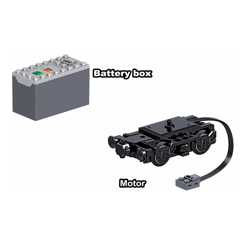 Bộ 641 miếng lắp ráp đường ray xe lửa