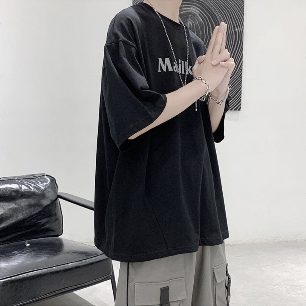 Áo Thun Mailkoo nam nữ from rộng unisex cao cấp bền màu 1Kenz