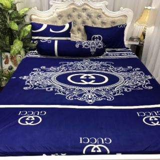 Bộ Drap Thun THÁI LAN 3D mát lạnh 4 món