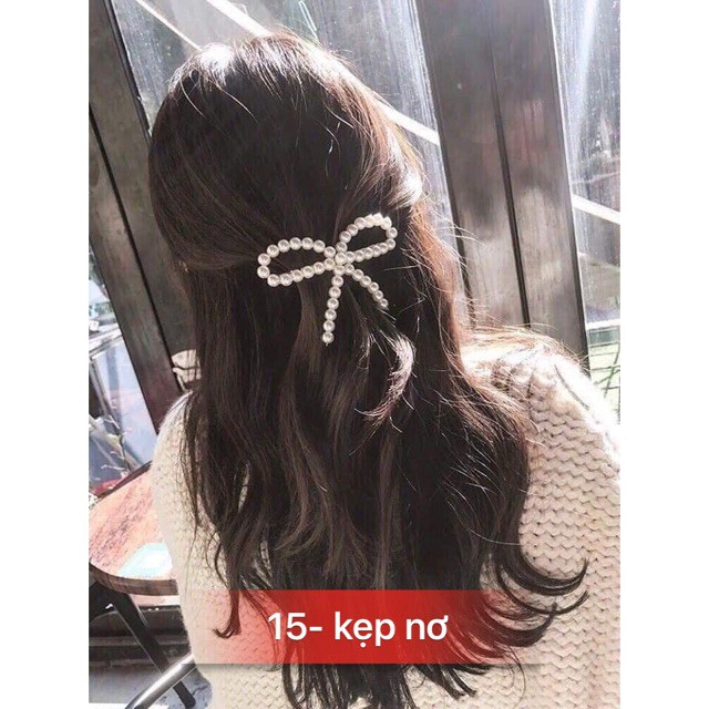 [Mã FAGOGO giảm 12% đơn 99K] 15 MẪU Kẹp tóc,cặp tóc đính đá, ngọc nhân tạo Hàn Quốc | BigBuy360 - bigbuy360.vn