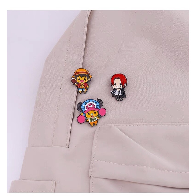 Pin cài áo manga anime One Piece hình chibi dễ thương - GC276