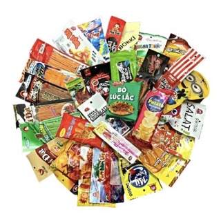 Set 30 gói snack ăn vặt cay cay - ăn vặt cổng trường