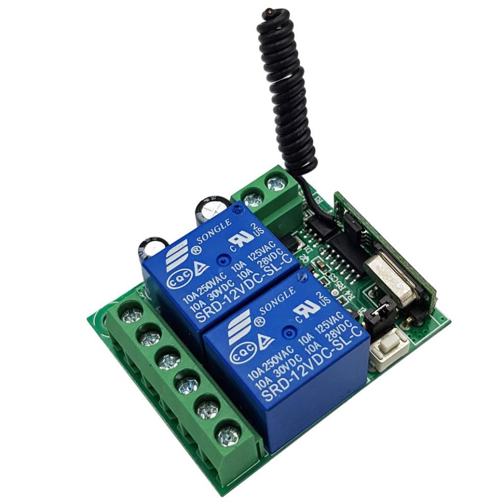 Mạch điều khiển Relay học lệnh 315Mhz kèm remote 1 kênh - 2 kênh - 6 kênh 1000m