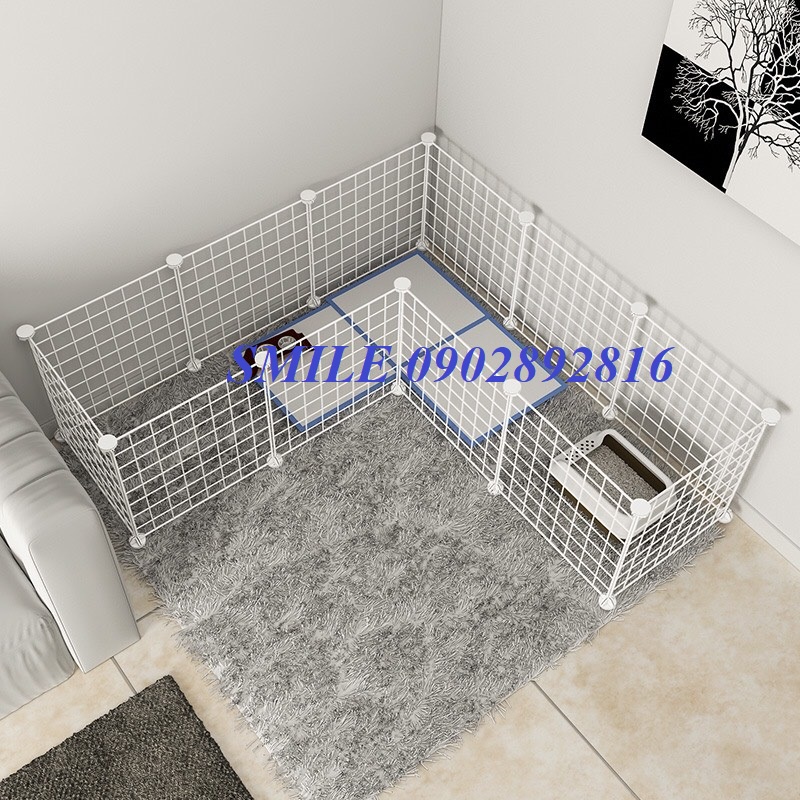 (KÈM SẴN CHỐT) COMBO QUÂY LƯỚI GHÉP, CHUỒNG ,LỒNG THÚ CƯNG CHÓ MÈO LẮP GHÉP NHIỀU KIỂU SIÊU CHẮC CHẮN