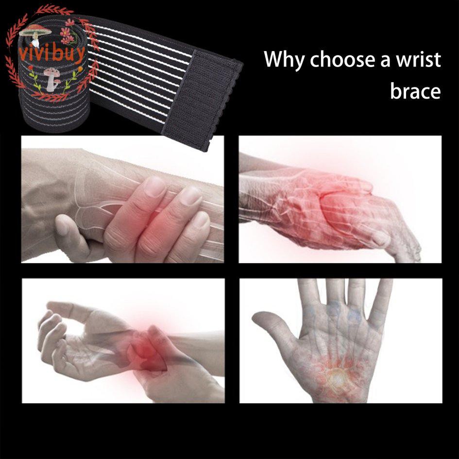 ✿vivi✿Adjustable Sport Gym Wristband Bandage Teenis Basketball Wrist Brace Wrap