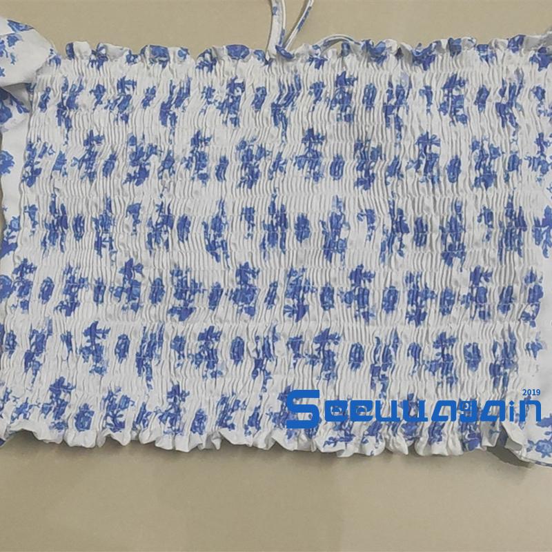 Áo Croptop Tay Dài Phối Dây Đan Chéo Thiết Kế Xuyên Thấu Quyến Rũ