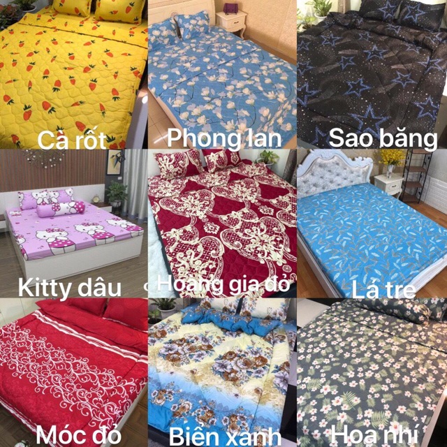 Update trọn bộ chăn ga gối Cotton Poly-&gt; được chọn mẫu-&gt; chát ngay vs shop nhé