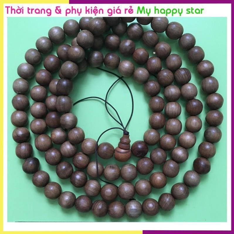 Chuỗi tràng hạt niệm Phật gỗ ngọc am cao cấp (TH07: 108 hạt 13ly dài 175cm)