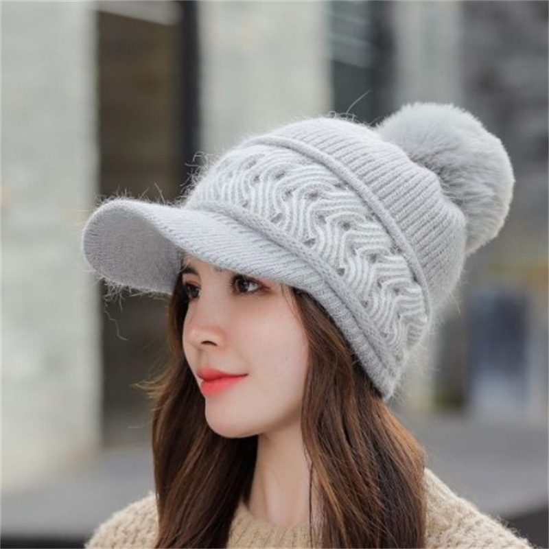 Cute Korean style autumn and winter hats for women