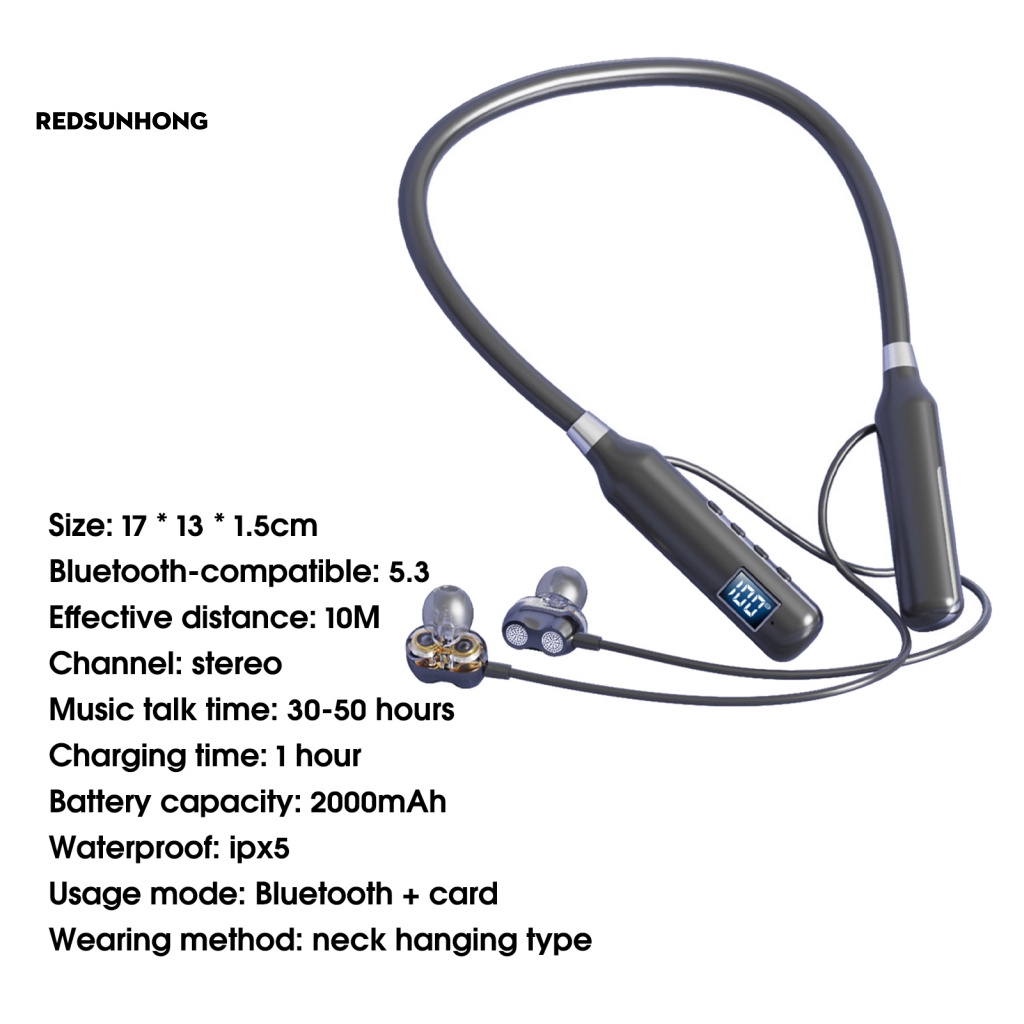 Tai Nghe Nhét Tai Thể Thao Không Dây Bluetooth G72 5.3 Ổn Định Truyền Tín Hiệu