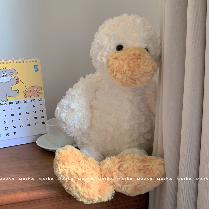 Chú vịt 🐣 chú ếch nhồi bông đáng yêu với bộ lông mềm mại, thích hợp làm quà tặng, lưu niệm, sinh nh