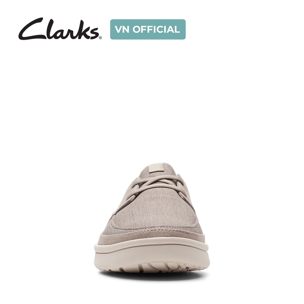 Giày Sục Nam CLARKS Cantal Lace màu Stone