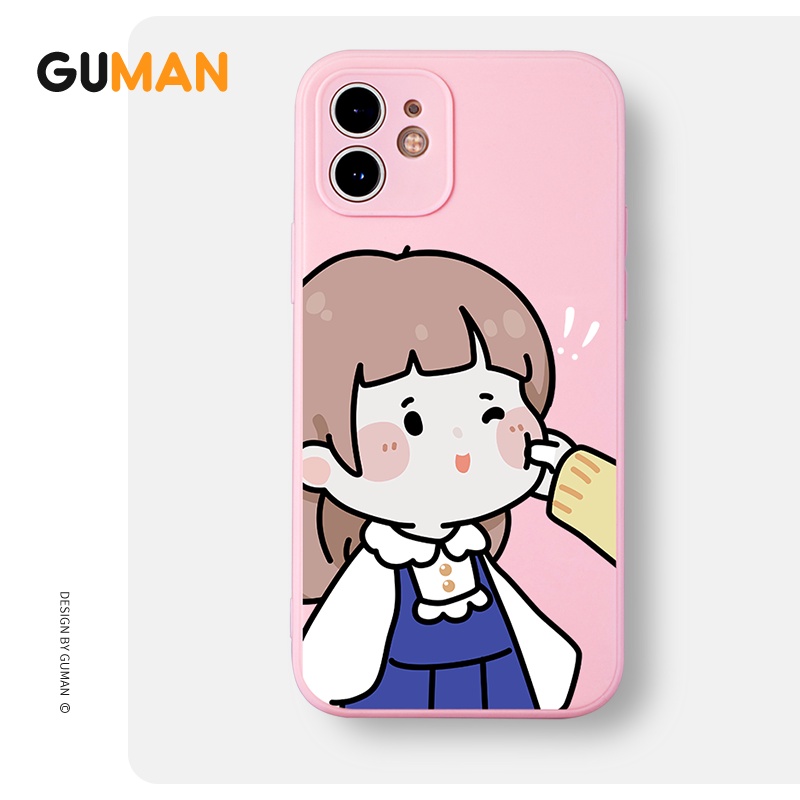 Ốp lưng GUMAN mềm cặp đôi dễ thương đẹp hài hước kute cho iPhone 13 12 11 Pro Max SE 2020 X XR XS ip 8 7 6 6S Plus B103 | BigBuy360 - bigbuy360.vn